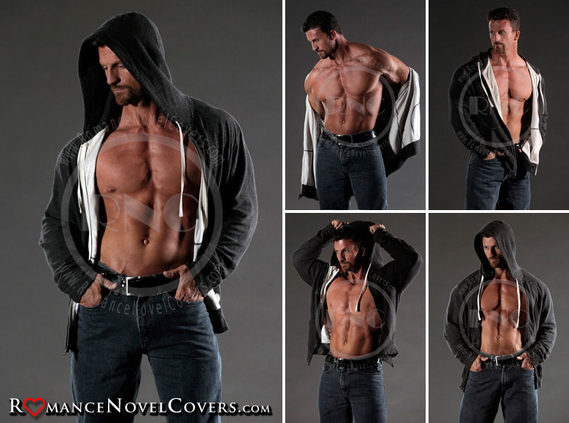 Romance Novel Cover Images of Male Cover Model Billy Thomas