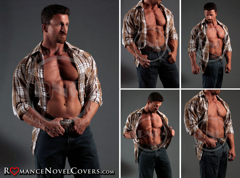 Romance Novel Cover Images of Male Cover Model Billy Thomas