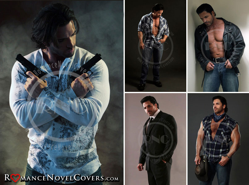 Romance Novel Cover Images of Male Cover Model Jimmy Thomas